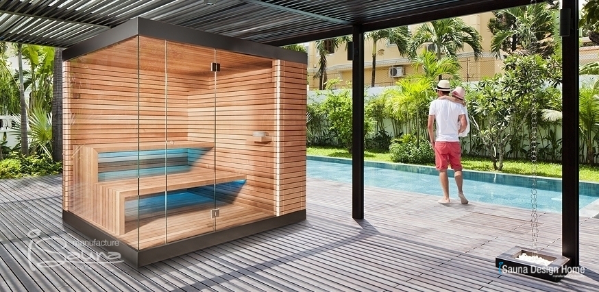 Bio sauna domek minima garden se skrytou saunovými kamny
