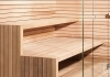 Lavice do sauny v minimalistickém stylu