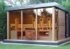 Venkovní sauna se solnou terapií