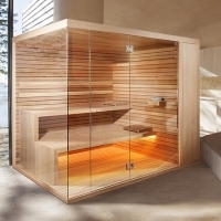 Bio sauna so skrytou saunovou kamnou