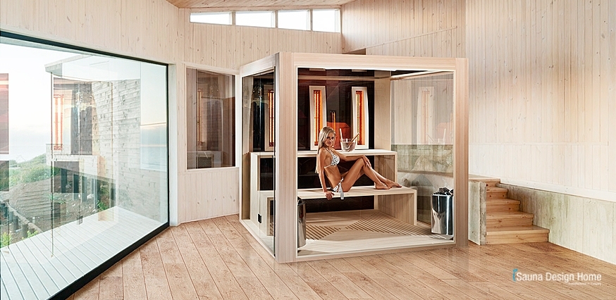 Biosauna Cube Luxury - finská sauna a infrasauna