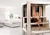 Biosauna Cube Luxury - skleněná sauna v minimalistickém stylu