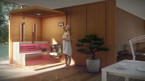 Eco kombi interiérová sauna Eco kombi interiérová sauna