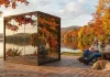 mirror sauna