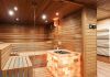 Wellness sauna domek- kombi sauna se solí