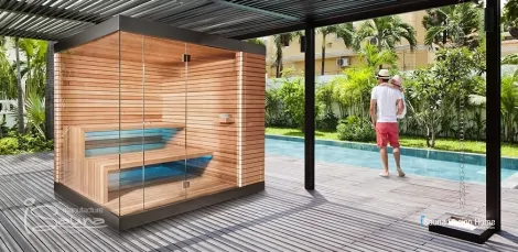 Bio sauna domek minima garden se skrytou saunovými kamny Bio sauna domek minima garden se skrytou saunovými kamny