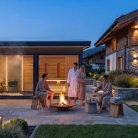 kombi sauna dům