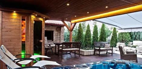 Wellness zahradní sauna s 5 letou zárukou Wellness zahradní sauna s 5 letou zárukou