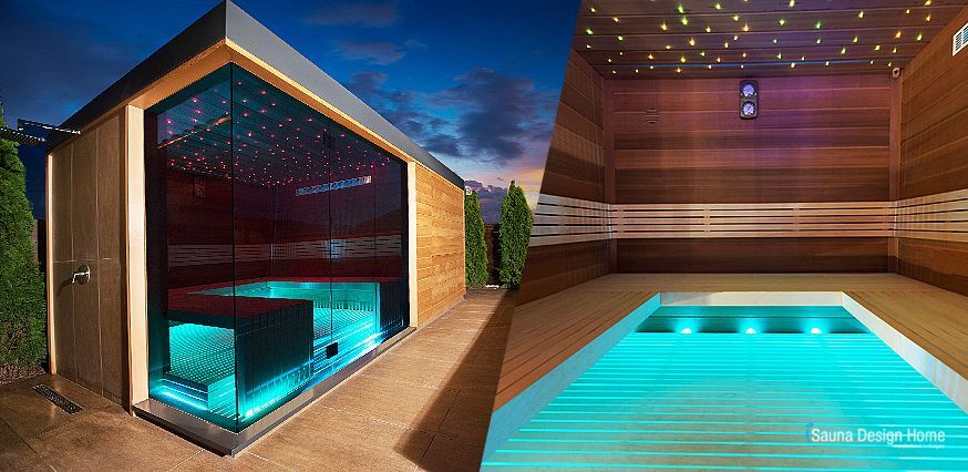 Venkovní finská zahradní sauna