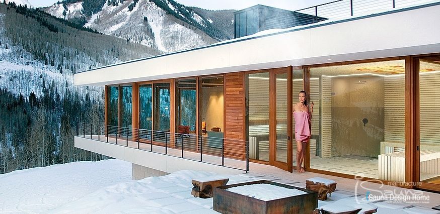 Wellness sauna domek v lyžařském ráji