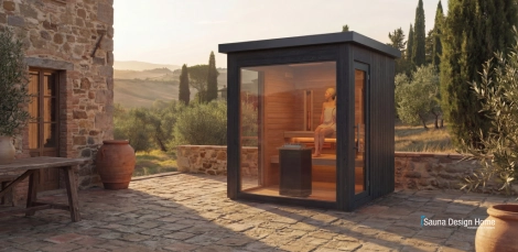 exteriérová mini sauny