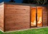 Záhradní sauna domek s relaxační predsíní