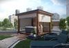 Ručně vyrobená pergola v přírodní barvě s jedinečnou designovou stěnou