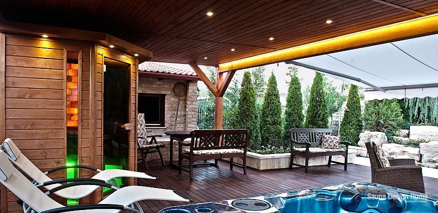 Venkovní wellness záhradní sauna