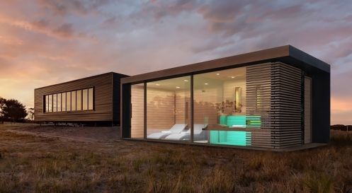 venkovní wellness sauna