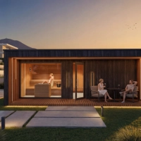 fínsky saunový dom