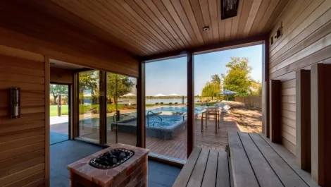 Venkovní sauna domek