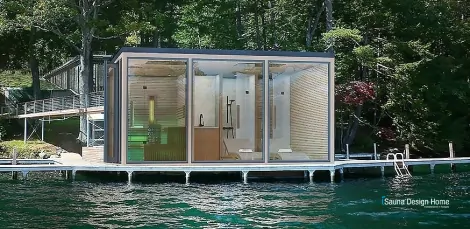 Komfortní venkovní sauna – Milano Komfortní venkovní sauna – Milano