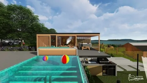 externí wellness sauna dům