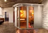 Infrasauna De Lux s himálajskou solnou stěnou Infrasauna De Lux s himálajskou solnou stěnou