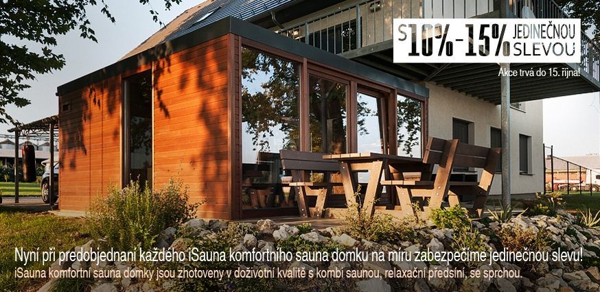 Venkovní sauna domek