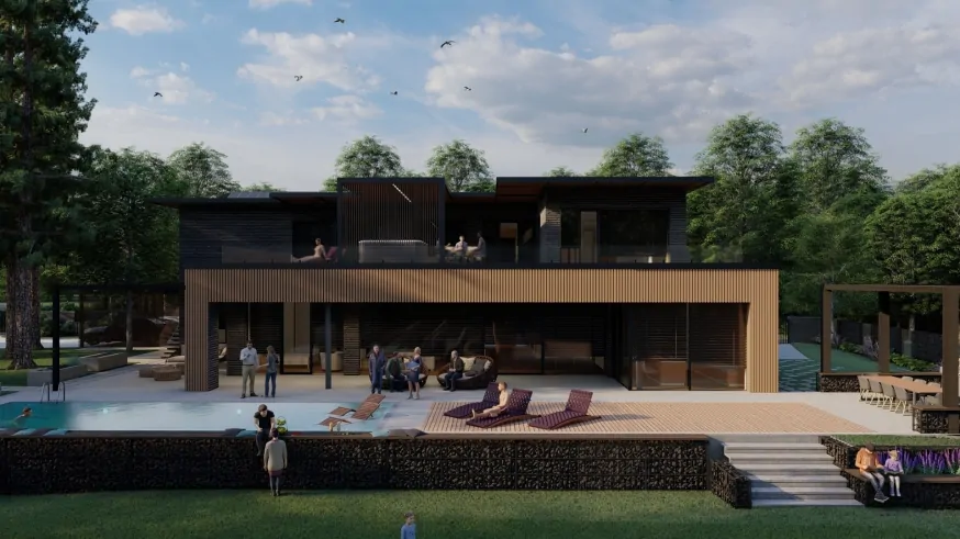 Venkovní sauna domek Kenese Venkovní sauna domek Kenese