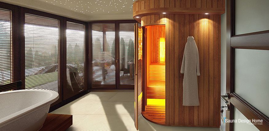 Kombinovaná sauna vestavěná na míru