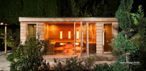 Wellness záhradný sauna domek