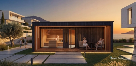 fínsky saunový dom