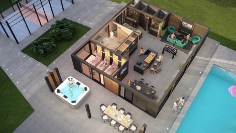 wellness sauna domek