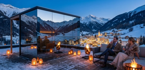 Individuálna zrkadlová sklenená sauna