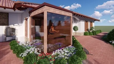 venkovní kombi sauna venkovní kombi sauna