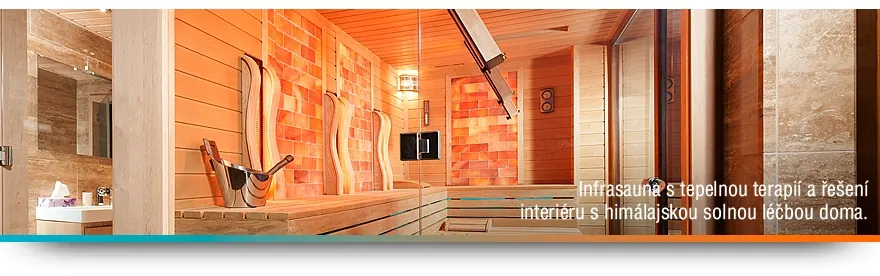 Infrasauny s himalájskou solnou léčbou 2 v 1 - infrasauna s tepelnou terapií