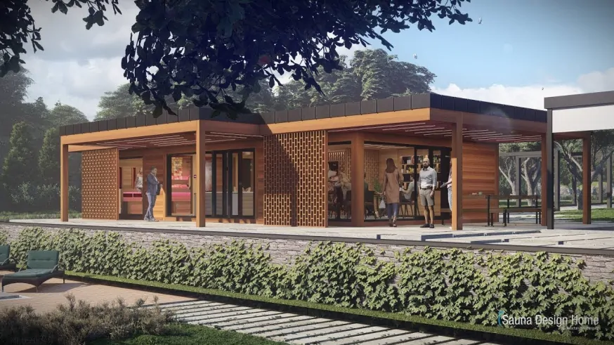 Komfortní sauna domeček Komfortní sauna domeček