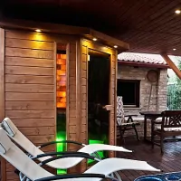 Wellness zahradní sauna s 5 letou zárukou Wellness zahradní sauna s 5 letou zárukou