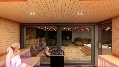 wellness sauna domek na míru wellness sauna domek na míru
