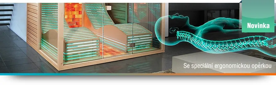 Easy biosauny se speciální ergonomickou opěrkou Easy biosauny se speciální ergonomickou opěrkou
