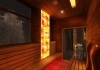 Individuální sauna s himálajskou solnou stěnou