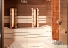 Kombinovaná sauna na miru s prosklenou stenou
