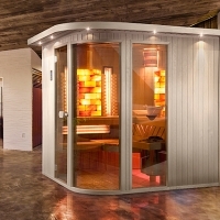 Kombinovaná sauna s himálajskou solnou terapií