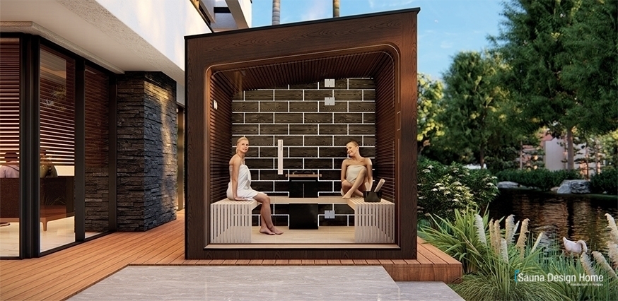 moderní finská sauna