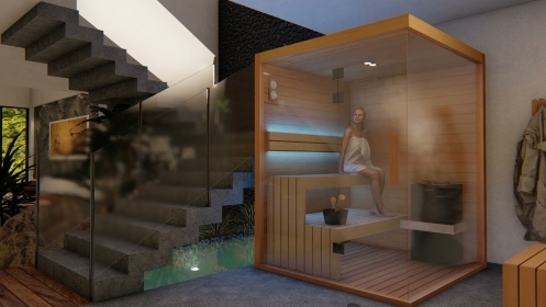 nové video fínska sauna Mysauna