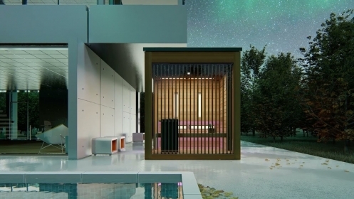 nové video záhradná sauna virta