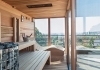 Panoramatická sauna v moderním provedení