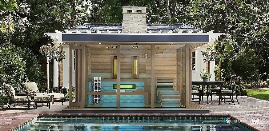 Relax panoramatická zahradní sauna Garda