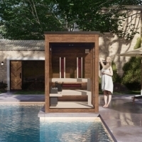 Venkovní kombinovaná sauna