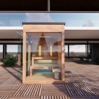 Venkovní kombinovaná sauna