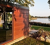 Venkovní sauna domek - realizace sauny