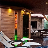 Venkovní wellness záhradní sauna
